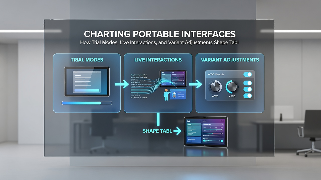 Live dealer table game interface on a tablet showing variant selection menu and real-time interaction elements