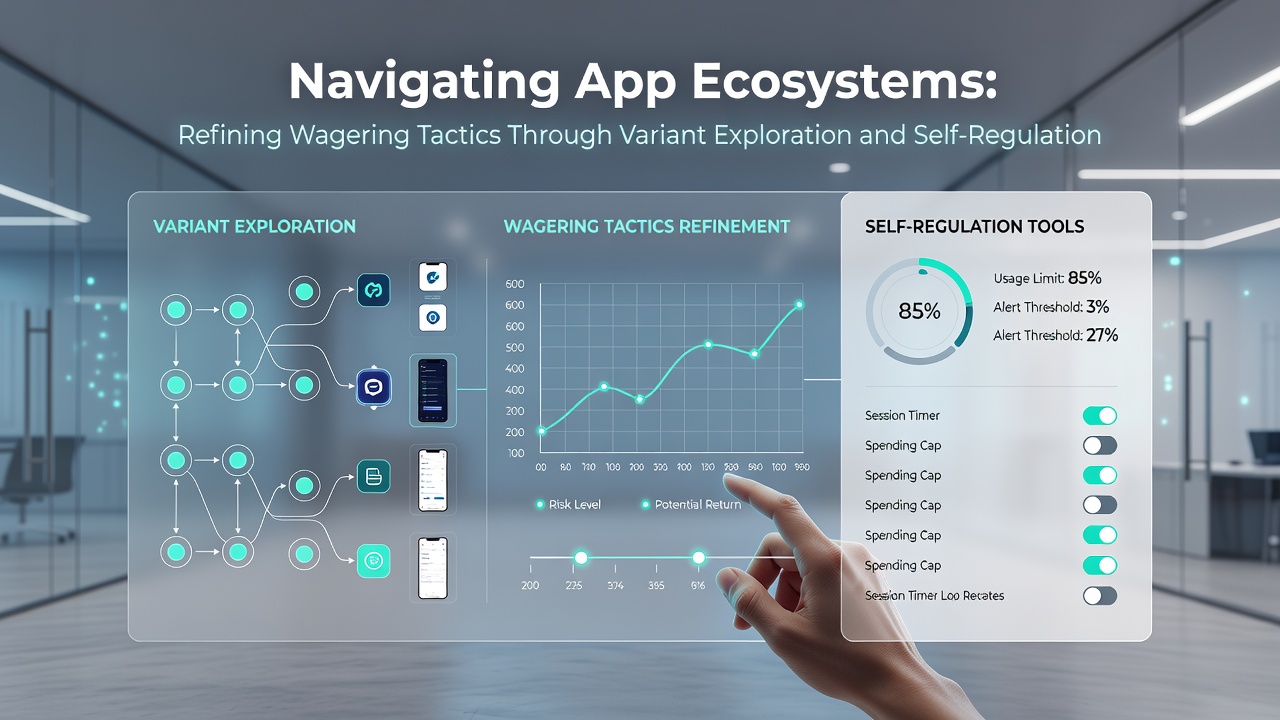 Dashboard view showing self-regulation settings integrated with game variant performance analytics